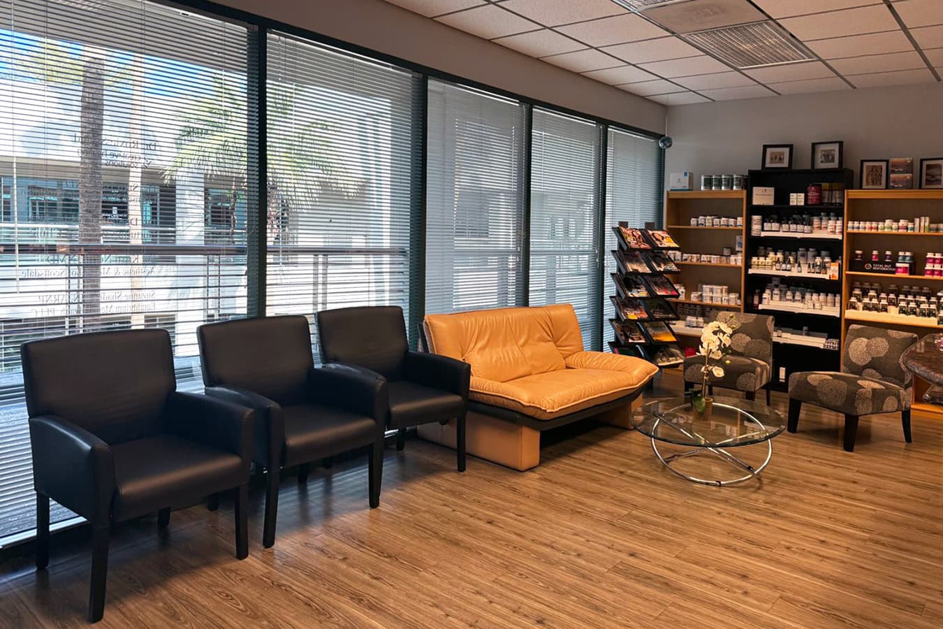 The welcoming lobby at Equilibrium Mental Health